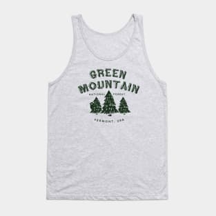 Vintage Green Mountain Forest Vermont Nature Tank Top